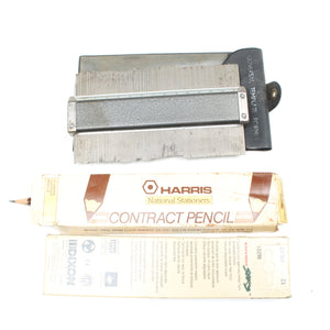Old SSC Unviersal Template Former + 2x Boxes Vintage Pencils