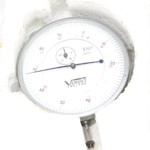 4x Old Dial Gauges - 0.0001", 0.0005", 0.001"
