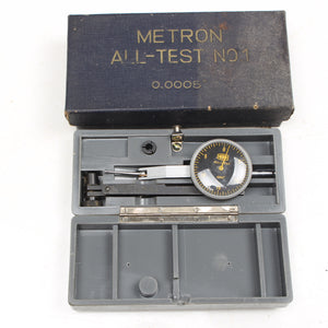4x Old Dial Gauges - 0.0001", 0.0005", 0.001"