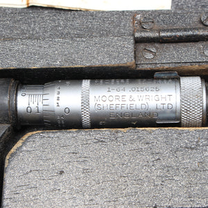 Moore and Wright Micrometers No. 966 & 966B,  1-2" & 2"-3"