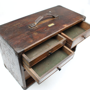 SOLD - Old Emir (London) Engineers Toolbox (Oak)