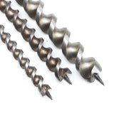 3x Old Stanley 'Russell Jennings' Twist Auger Drill Bits - 6/16", 8/16", 11/16"