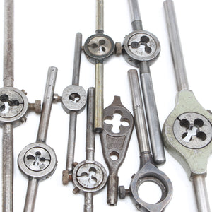 9x Old Die Stock Wrench Threader Handles