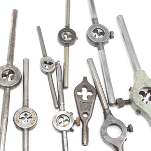 9x Old Die Stock Wrench Threader Handles