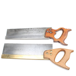 4x Old Tenon Saws (Beech)