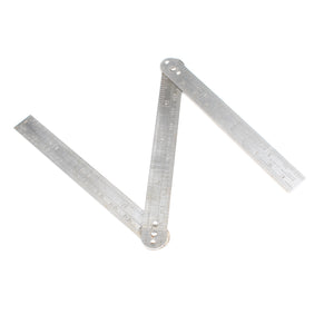 Old Chesterman Folding Zig-Zag Steel Rule - No 891 - 12"