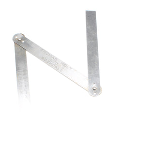 Old Chesterman Folding Zig-Zag Steel Rule - No 891 - 12"