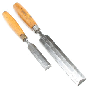 I Sorby Bevel Edge Chisel & Paring Chisel - 1", 1 1/2" (Boxwood)