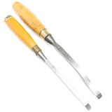 Sorby Swan Neck & Mortice Chisels - 3/8", 1/2" (Ash, Boxwood)