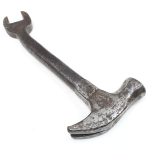 Old Unusual Hammer Spanner Tool