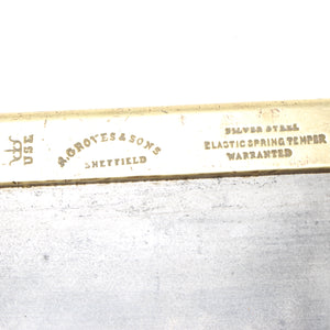 Old Groves (Sheffield) Tenon Saw - 14" - 11tpi (Beech)