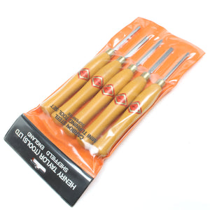 Henry Taylor Mini Woodturning Tools Set (Beech) - UK ONLY