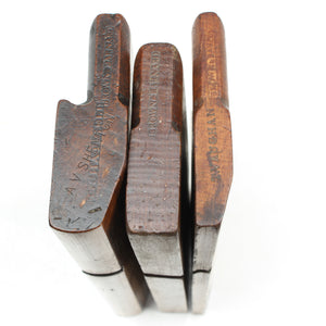 5x Old Brown & Barnard Wooden Planes C.1800-1803 (Beech)
