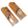 2x Old Budd Wooden Planes - Bead - 1/2", 3/4" (Beech)