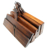 4x Old Berry Wooden Planes - Beading, Round, Rabbet (Beech)