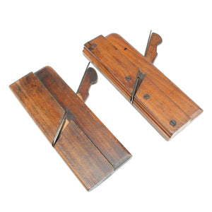 4x Old Berry Wooden Planes - Beading, Round, Rabbet (Beech)