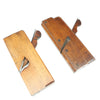 4x Old Berry Wooden Planes - Beading, Round, Rabbet (Beech)