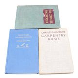 3x Old Woodwork, Woodworker and Carpentry Books