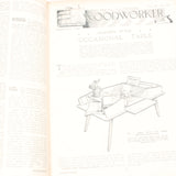 5x Old Woodwork, Woodworker and Carpentry Books