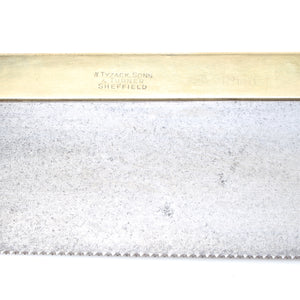 Tyzack Brass Back Tenon Saw No. 14B - 13tpi - 12" (Beech)