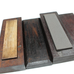 2x Boxed Oilstone Sharpening Stones - Coarse & Very Fine