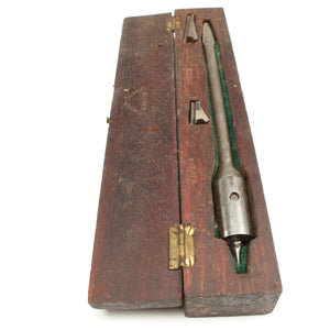 Old Expansive Drill Bit in User-Made Box (Display)