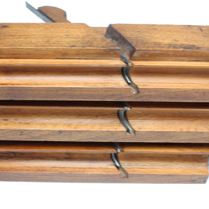 Kimberley 8-Piece Set Beads, Half-Set Hollow & Round Planes (Beech)