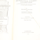 3x Old Building Builder Construction Books