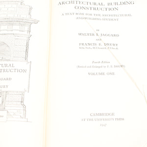 3x Old Building Builder Construction Books
