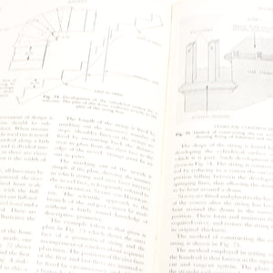 3x Old Building Builder Construction Books