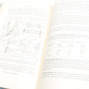 3x Old Building Builder Construction Books