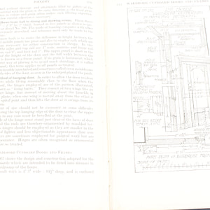 2x Old Architectural Building Construction Books C.1920's