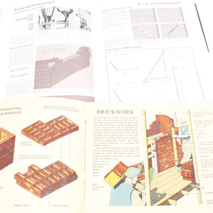 5x Old Building Construction Books