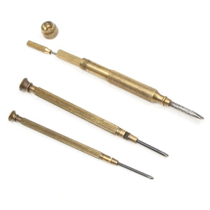 Vintage Brass Screwdrivers