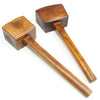 2x Old Carpenters Mallets