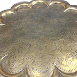 Old Brass Drinks Tray