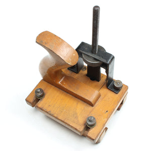 Old Specialist Leatherworkers / Bookbinders Clamp Cutting Tool