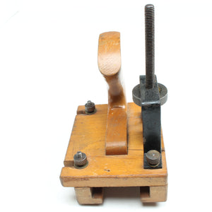 Old Specialist Leatherworkers / Bookbinders Clamp Cutting Tool
