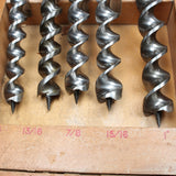Old Boxed Twist Auger Drill Bits Set