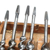 Old Boxed Twist Auger Drill Bits Set