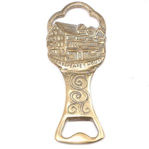 Vintage Brass Shakespeares House Bottle Opener