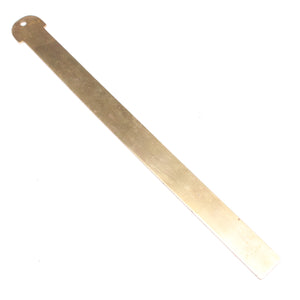 Old Brass Rule - 12" & PTS Measurements