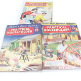 3x Old Practical Householder Magazines, 1957-1959