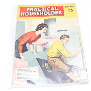 3x Old Practical Householder Magazines, 1959-1960