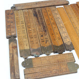 15x Old Measuring Rules (Boxwood) (Display/Prop)