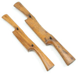2x Old Wooden Spokeshaves
