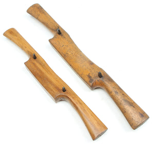 2x Old Wooden Spokeshaves