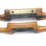2x Old Wooden Spokeshaves