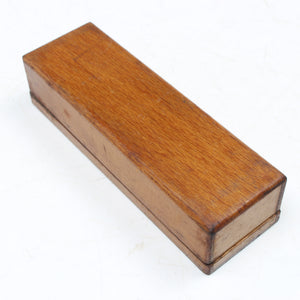 Old Small Translucent Boxed Sharpening Stone - Very Fine (Beech)