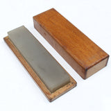 Old Small Translucent Boxed Sharpening Stone - Very Fine (Beech)